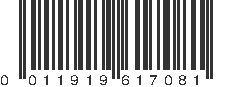 UPC 011919617081