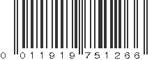 UPC 011919751266