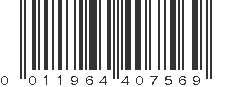 UPC 011964407569