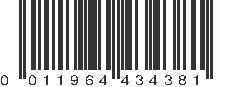 UPC 011964434381