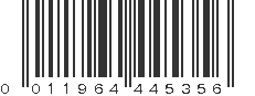 UPC 011964445356