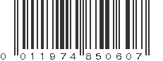 UPC 011974850607