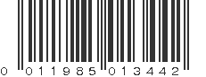 UPC 011985013442