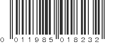 UPC 011985018232