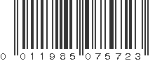 UPC 011985075723