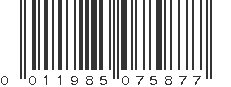 UPC 011985075877