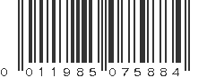 UPC 011985075884