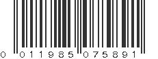 UPC 011985075891