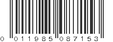 UPC 011985087153