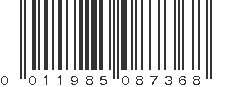 UPC 011985087368