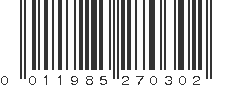 UPC 011985270302