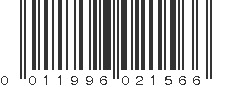 UPC 011996021566