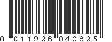 UPC 011996040895