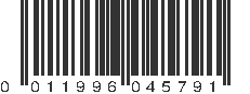 UPC 011996045791