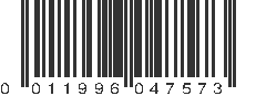 UPC 011996047573