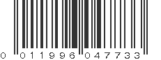 UPC 011996047733