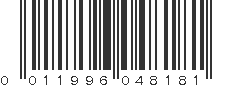 UPC 011996048181