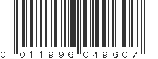 UPC 011996049607