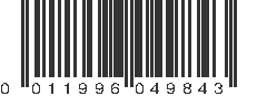 UPC 011996049843