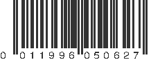 UPC 011996050627