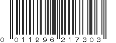 UPC 011996217303