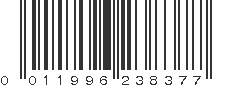 UPC 011996238377