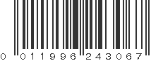 UPC 011996243067