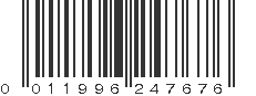 UPC 011996247676