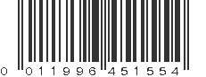 UPC 011996451554