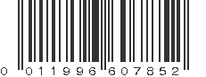 UPC 011996607852