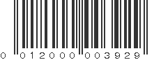 UPC 012000003929