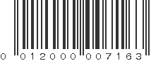 UPC 012000007163