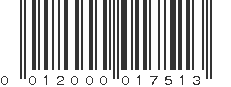 UPC 012000017513