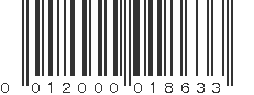 UPC 012000018633