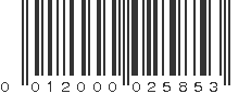 UPC 012000025853