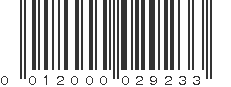 UPC 012000029233