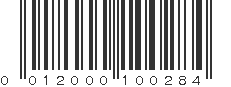 UPC 012000100284