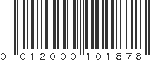 UPC 012000101878