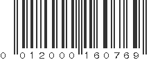 UPC 012000160769