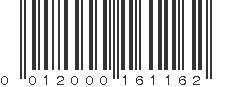 UPC 012000161162