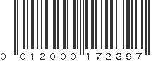 UPC 012000172397