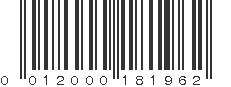 UPC 012000181962