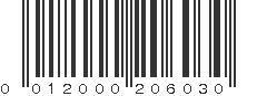 UPC 012000206030