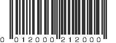 UPC 012000212000