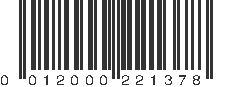 UPC 012000221378