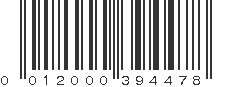 UPC 012000394478