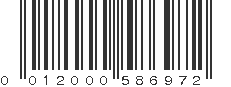 UPC 012000586972