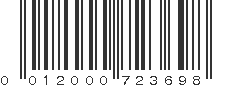 UPC 012000723698