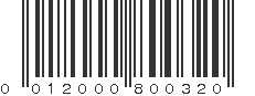 UPC 012000800320