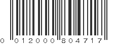 UPC 012000804717